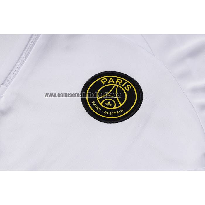 Chandal de Sudadera del Paris Saint-Germain Jordan Nino 2023-24 Blanco